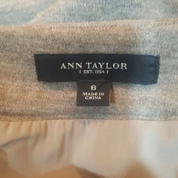 ANN TAYLOR Wool Peplum Skirt - Size 6 - Picture 4 of 6